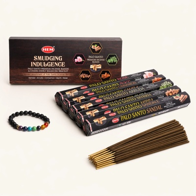 Hem Smudging Indulgence masala vonné tyčinky dárková sada 5 x 45 g