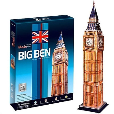 CubicFun 3D пъзел Cubicfun Big Ben, 47 части (C094H)