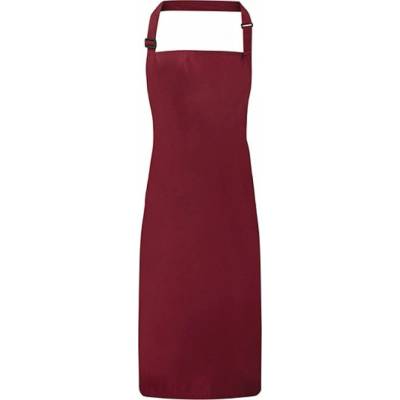 Premier Workwear Voděodolná pracovní zástěra odolná vůči bělícím prostředkům Červená vínová 72x86cm PW115