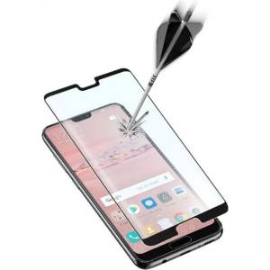 Cellularline Стъклен протектор Cellular Line за Huawei P20 Pro - Черен