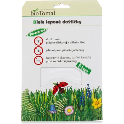Lepové doštičky biele biotomal 1 bal. - 6ks