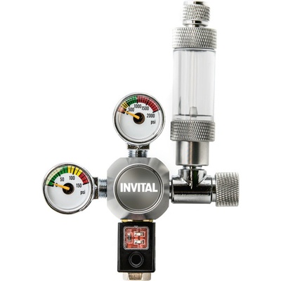 Invital CO2 redukčný ventil s počítadlom s nočným vypínaním