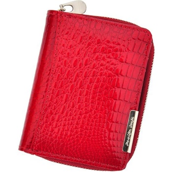 Jennifer Jones Barebag kožená malá dámska peňaženka RFID červená