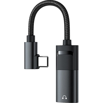 Image 1 of Xmart Адаптер Xmart - USB-C/жак 3.5 mm/USB-C, черен (20584)
