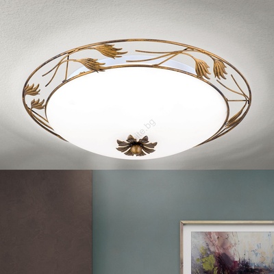 Orion DL 7-509/50 - Плафон FLEUR 3xE27/60W/230V Ø 50 см бронзов (OR0153)