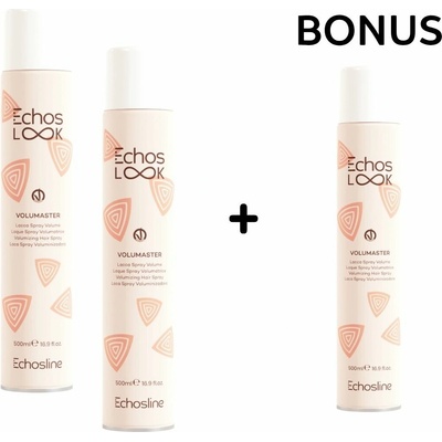 AKCIA: 2+1 Echos Look Volumaster - objemový sprej na vlasy so strednou fixáciou, 500 ml