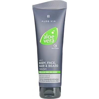 LR Aloe Vera 4v1 šampon na tělo obličej vlasy a vousy 250 ml