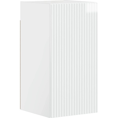 vidaXL Банен стенен шкаф ARNHEM Бял гланц 30 x 31 x 59 см (896589)
