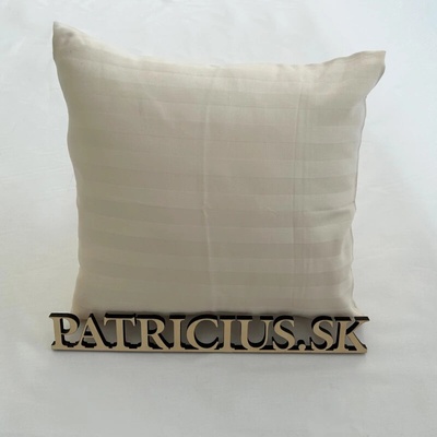 Patricius damašek obliečky 2cm champagne zips 140x200 70x90