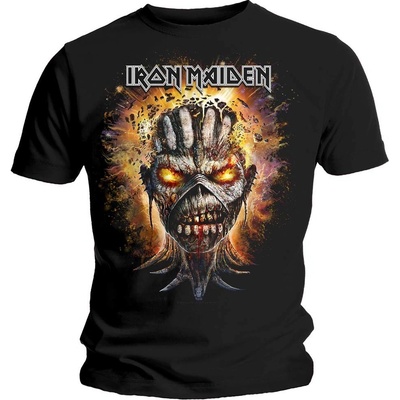 Iron Maiden tričko Eddie Exploding Head čierne