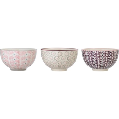 Bloomingville Sada 3 kameninových misek Maya 11,5 cm