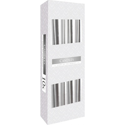 HOME DECO konická špic strieborná /metalická 24,5 cm Q 2,3 cm