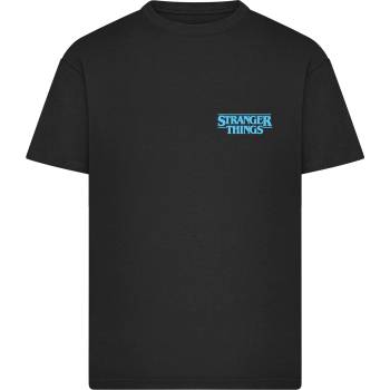 MERCHCODE Тениска Stranger Things Eleven Bitmap Loose Tee black XXLUB-MC1440-00007 - Черен, размер L