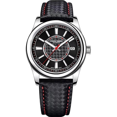 Pagani design Мъжки часовник Pagani Design Quick, Автоматичен, Черен / Червен (PD-1778-BLACK-RED)