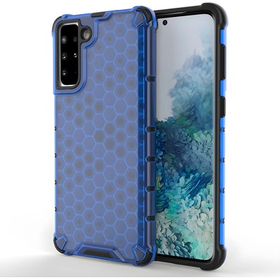 Samsung Honeycomb брониран калъф със силиконова рамка за Samsung Galaxy S21 Plus 5G/Galaxy S30 Plus - Син KP10012