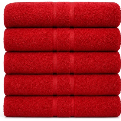 Top textil osuška Komfort Plus 70 x 120 cm červená