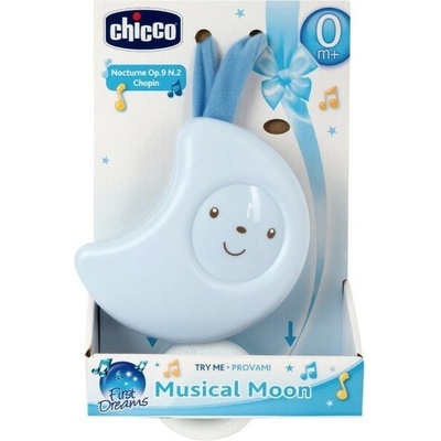 CHICCO hrací strojek Měsíček My Sweet Doudou modrý