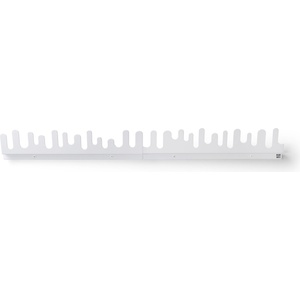 Design House Stockholm Wave закачалка тип лайсна, бяла (1091-0100)