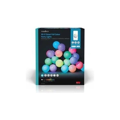Nedis SmartLife LED Wi-Fi RGB 20 LED 10 m Android IOS WIFILP03C20