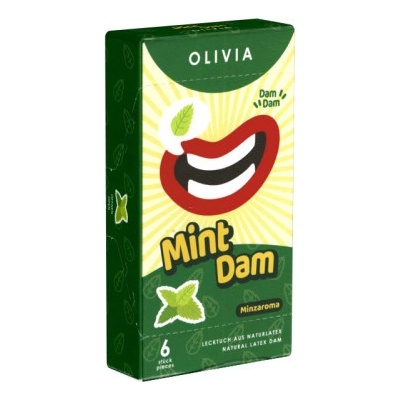 Olivia Dams Mint 6 ks