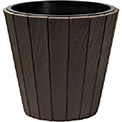 Prosperplast Kvetinac WOODE 490 54 lit hnedý vložka