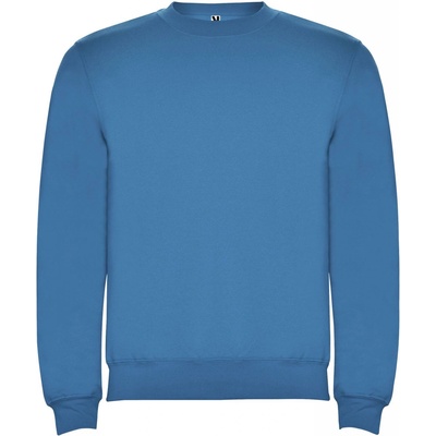 Clasica unisex s výstrihom crewneck modrá akvamarínová