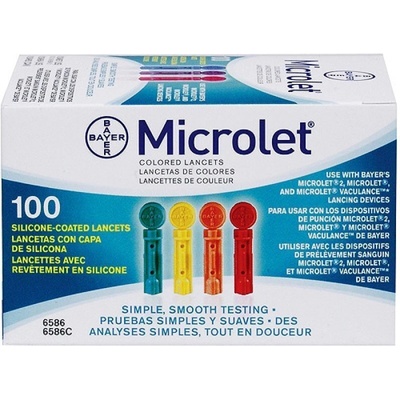 BAYER Microlet Ланцети за убождащо устройство 100 бр