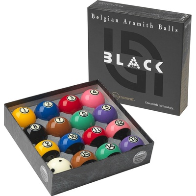 Aramith Tournament Pro cup Duramith TV Black, 57,2 mm sada – Sleviste.cz