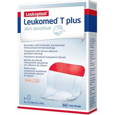 Leukomed T Plus Skin Sens.5 x 7,2 cm 5 ks
