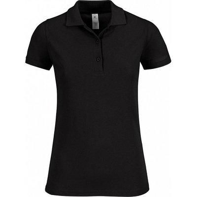 B&C Dámska polokošeľa Safran Timeless women ČIERNA