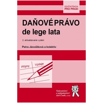 Daňové právo de lege lata - Petra Jánošíková