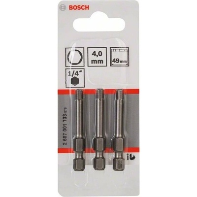 Bosch bit 4 mm 3 ks 2607001733