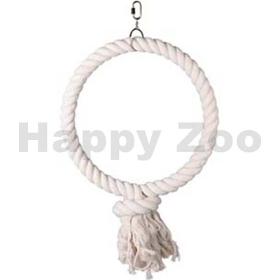 FLAMINGO závěsný bavlněný kruh 40 cm