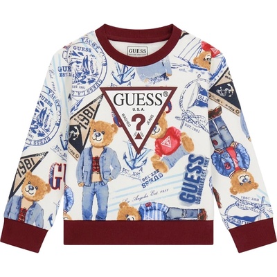 Guess Суитшърт с дълъг ръкав Guess - Мече с дънки и щампи, многоцветен, 12 м (20261-N6RQ00-KA6R4-P7HZ-12M)