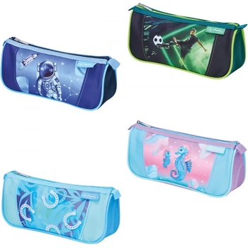 Herlitz Ученически несесер празен, тристенен, Sport, мотиви Tech Mech, Game Changer, Lucky Horse, Ocean Lights - Herlitz, асортимент