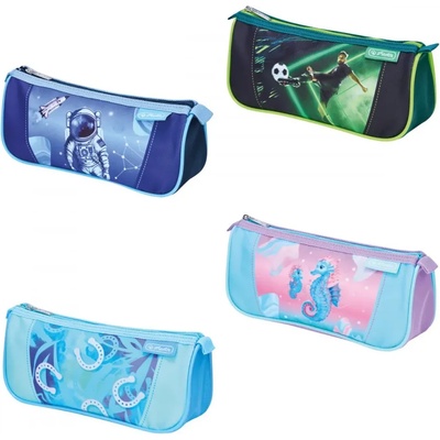 Herlitz Ученически несесер празен, тристенен, Sport, мотиви Tech Mech, Game Changer, Lucky Horse, Ocean Lights - Herlitz, асортимент