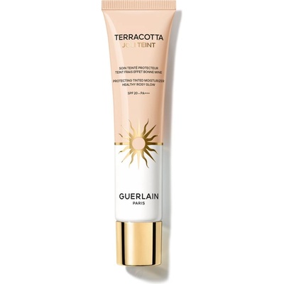 Guerlain Terracotta Joli Teint Protecting Tinted Moisturizer озаряващ фон дьо тен за естествен вид SPF 20 цвят 00 Rosy 30ml