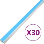 vidaXL Кабелен канал самозалепващ 60x60 мм 30 м PVC (155968)