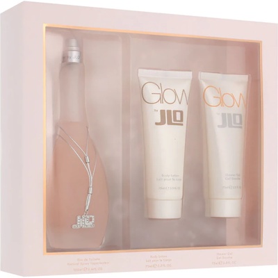 Jennifer Lopez Glow комплект за жени Eau de Toilette 100 ml + Душ гел 75 ml + Лосион за тяло 75 ml