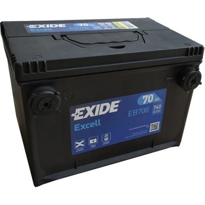 Exide Excell 12V 70Ah 740A EB708