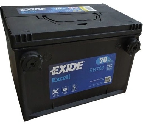 Exide Excell 12V 70Ah 740A EB708