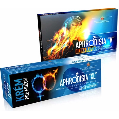 Aphrodisia V ultrarapid 10 kapsúl + Aphrodisia XL krém