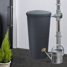 PROSPERPLAST Sud na dešťovou vodu SMOOTH antracit 200l
