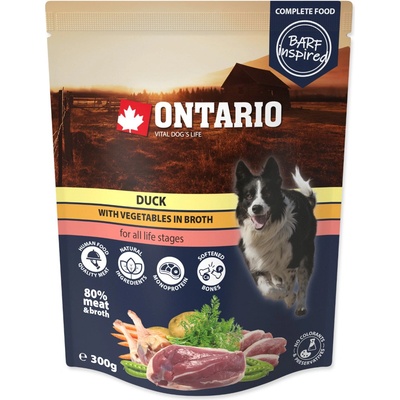 Ontario Adult kachní se zeleninou ve vývaru 12 x 300 g