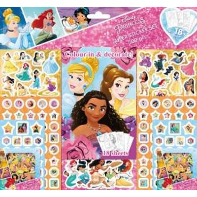 Jiri Models Samolepkový set 500ks Disney Princezny