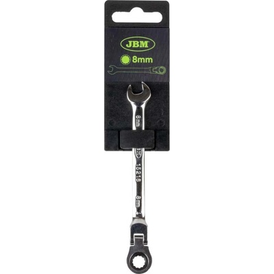 JBM klíč kombinovaný ráčnový FLEX 8 mm zrcadlový povrch 15216