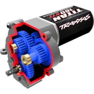 Traxxas скоростна кутия пълен скоростен диапазон 9.70: 1 с мотор