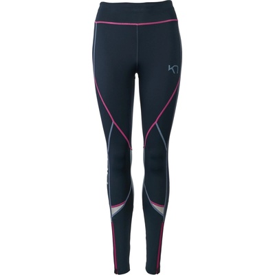 Kari Traa dámske legíny LOUISE 2.0 TIGHTS tmavo modrá svetlomodrá ružová