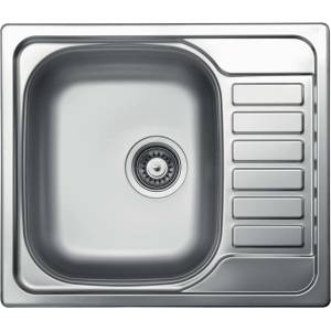 FERRO - Мивка 50x58 см, от неръждаема стомана DR50/58 (DR50/58) Мивка за вграждане