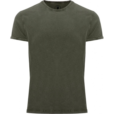 Roly Husky pánske tričko CA6689 dark green brown